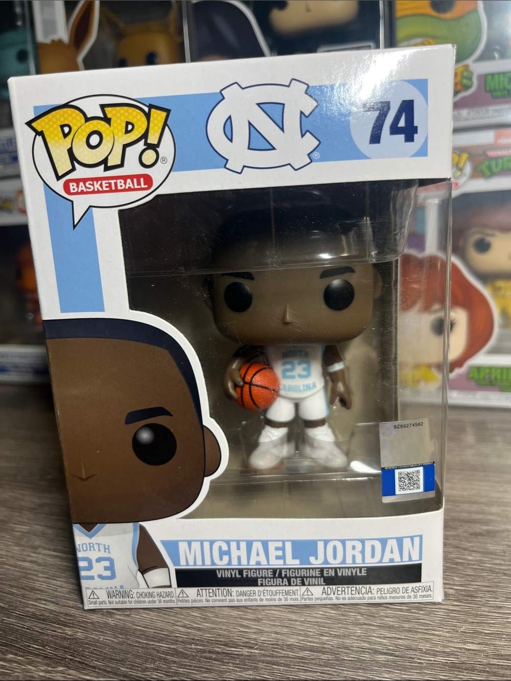 Funko POP! Basketball Michael Jordan - White/Light Blue